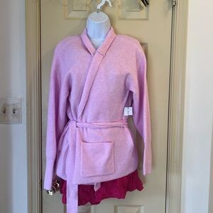 Liz Claiborne Light Pink Wrap Cardigan
